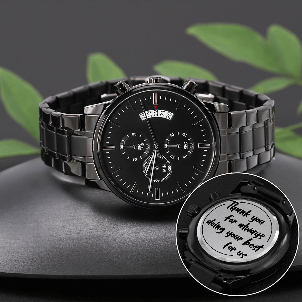 Waterproof Watch for Men - Best Christmas Gift for Dad - Durable & Stylish - Perfect for Outdoor Activities, Swimming & Daily Wear