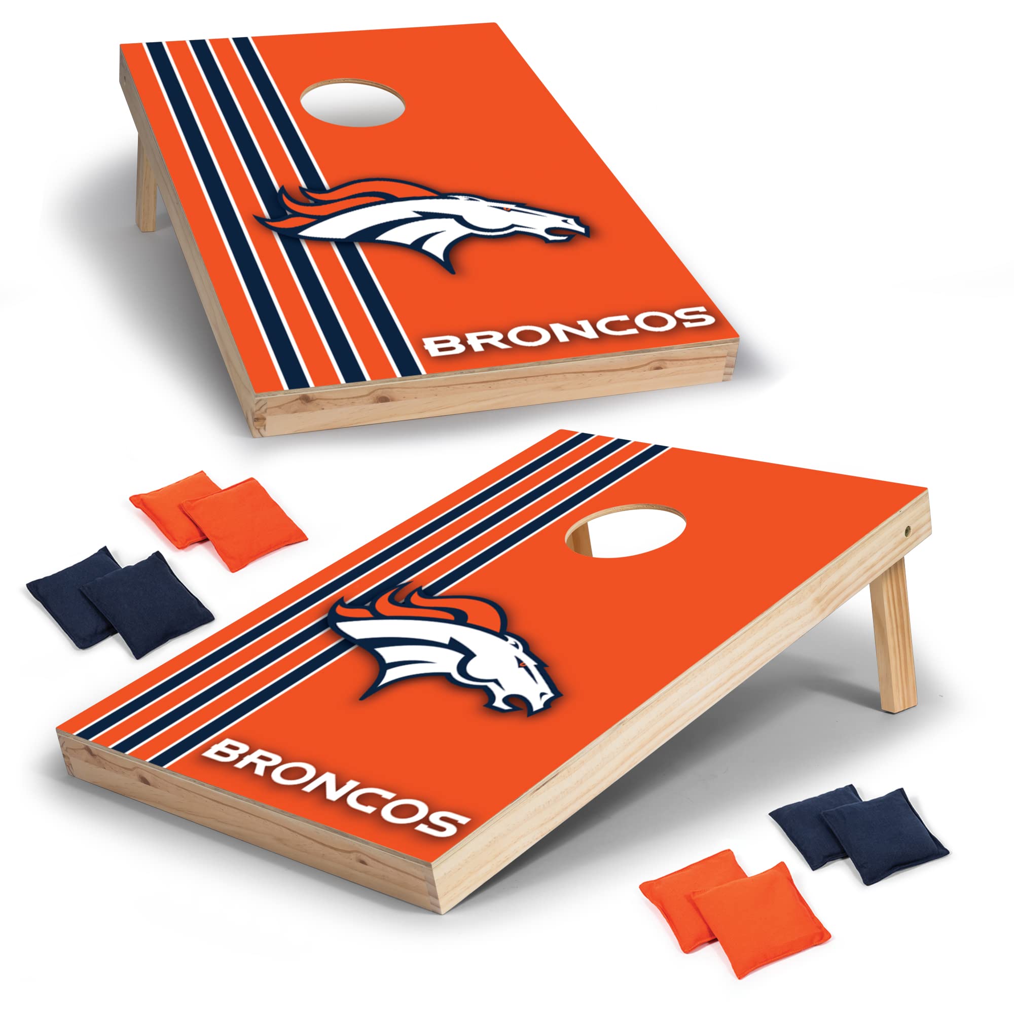 Buffalo Bills NFL Cornhole Set - 2' x 3' Solid Wood Bean Bag Toss Game with HD Team Graphics | Perfect for Tailgating, Backyard Parties & Football Gifts | Outdoor Family Game for Adults & Kids
