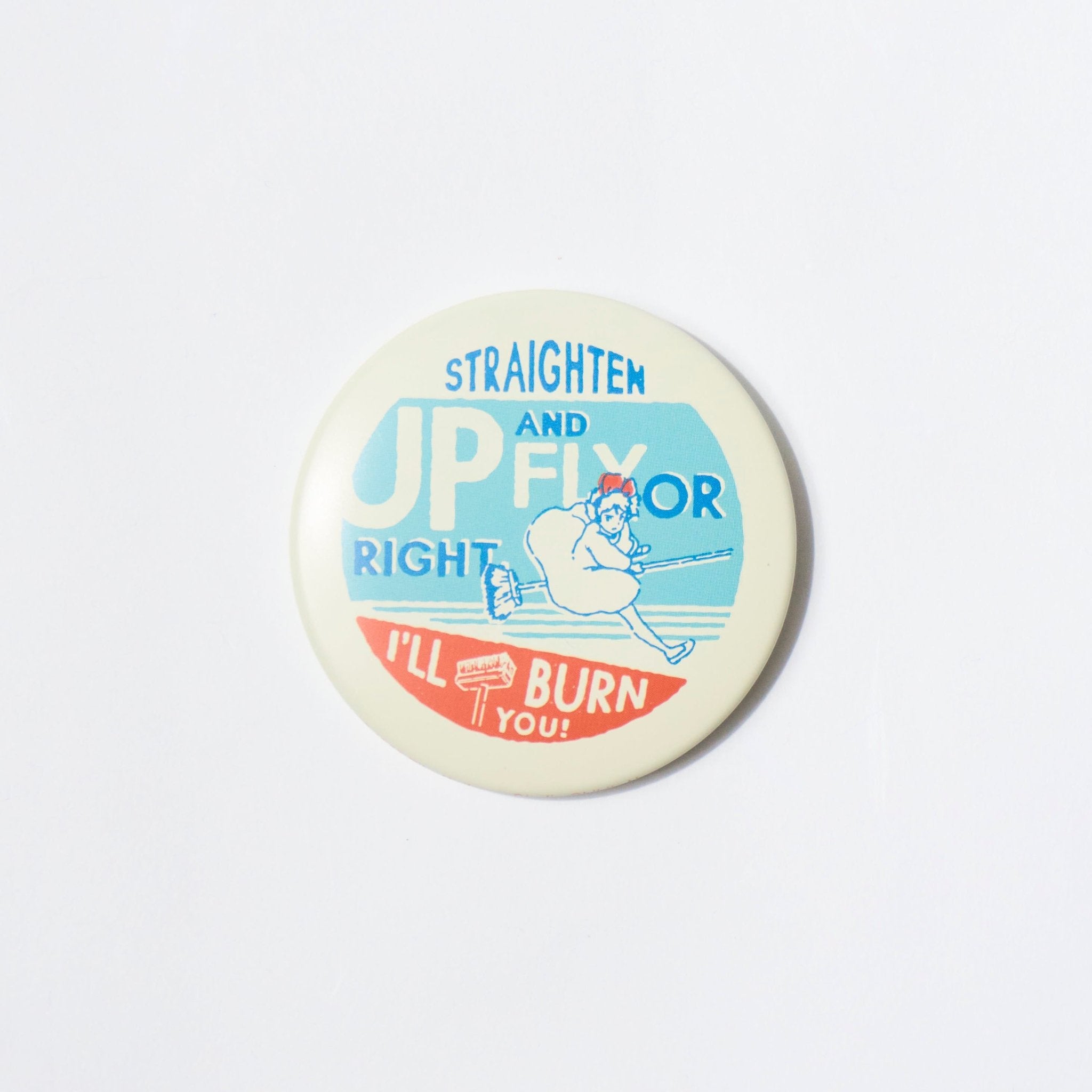 Kiki's Delivery Service Collectible Tin Badges - Milk Cap Series by Movic - Perfect for Anime Fans, Cosplay, and Ghibli Merchandise Collectors