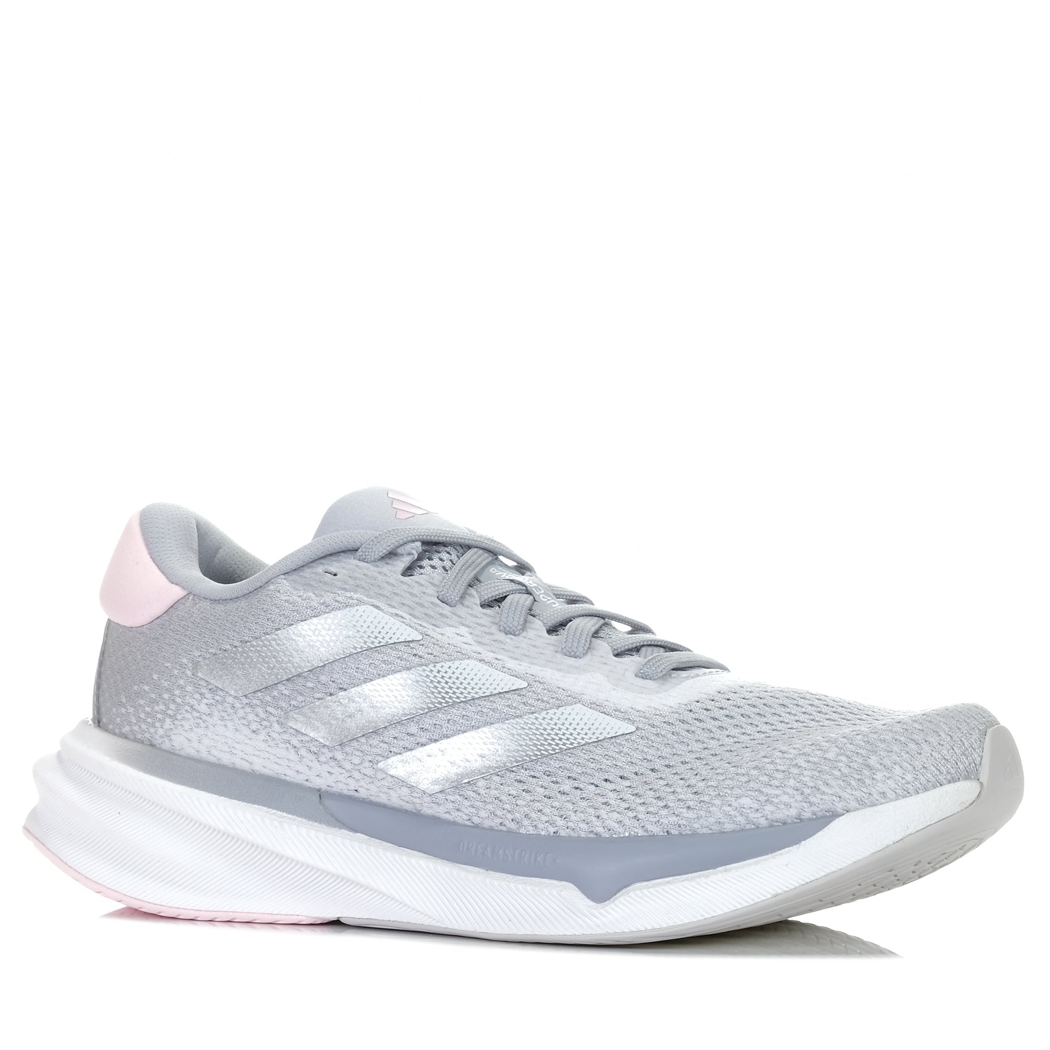 Adidas Supernova Stride Halo Silver Running Shoes for Men - Lightweight Cushioned Sneakers for Marathon & Daily Jogging - Perfect for Road Running & Gym Workouts