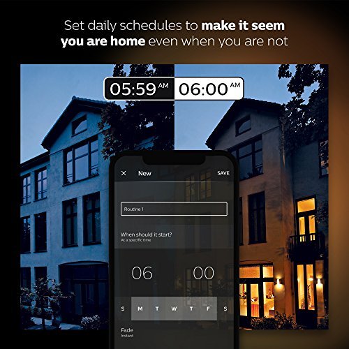 Philips Hue White Ambiance Smart LED Bulbs 2-Pack - A19 60W Equivalent Dimmable Light Bulbs - Compatible with Alexa, Apple HomeKit & Google Assistant - Perfect for Bedroom, Living Room & Smart Home Lighting (California Residents)