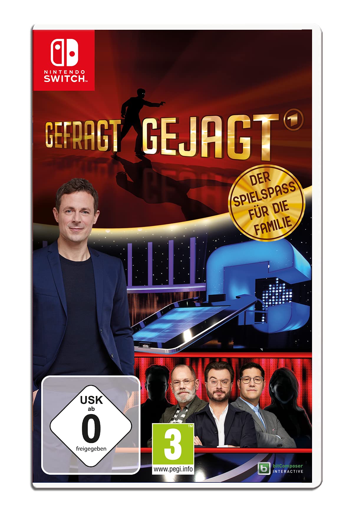 Gefragt-Gejagt Nintendo Switch Game - Family Trivia Party Game for All Ages | Perfect for Game Nights & Family Gatherings