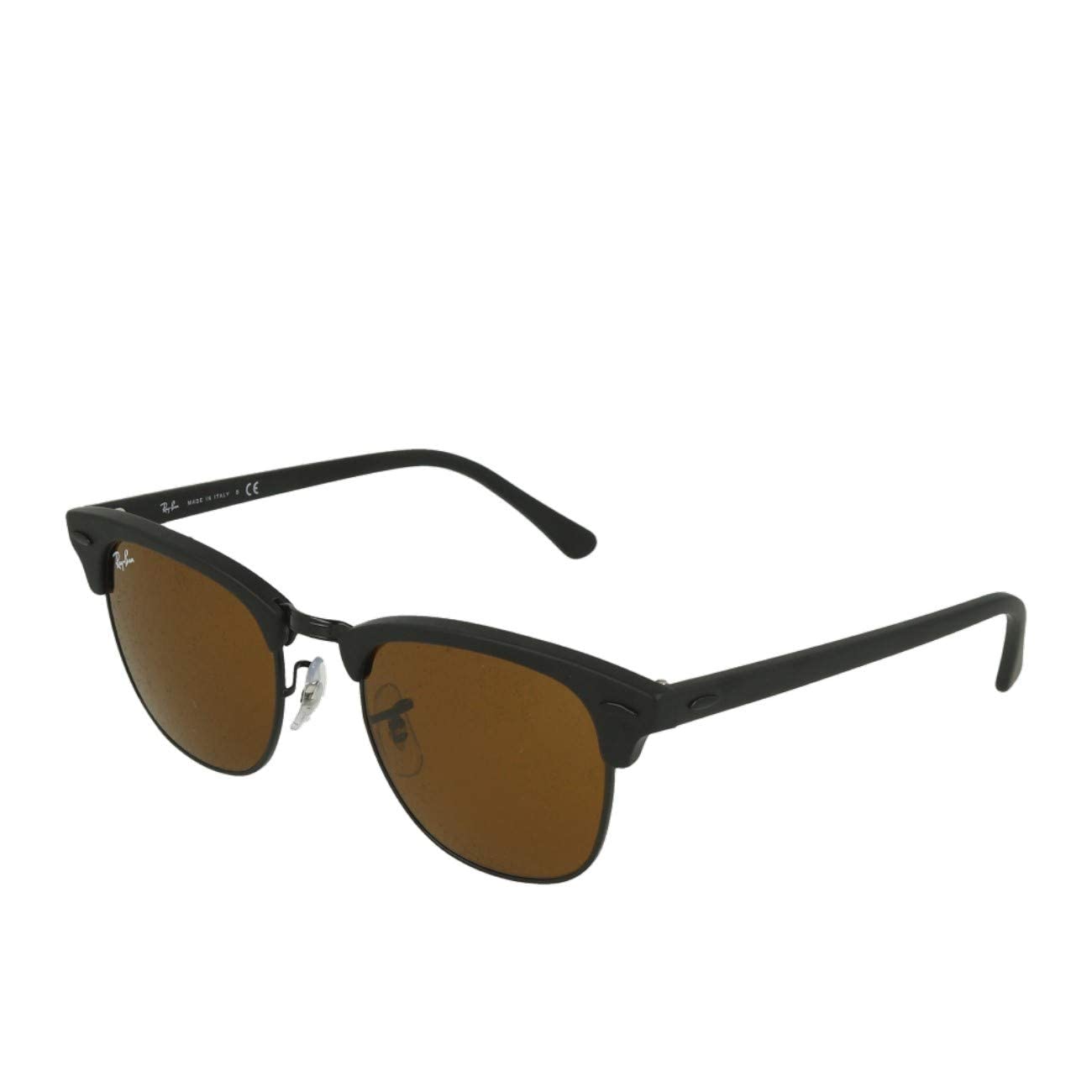 Ray-Ban RB3016 Clubmaster Square Sunglasses for Men & Women - Classic Retro Style, UV Protection, Lightweight & Comfortable - Perfect for Driving, Outdoor Activities & Fashion Accessories