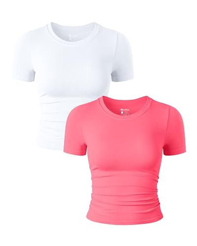 Fluorescent Pink,white