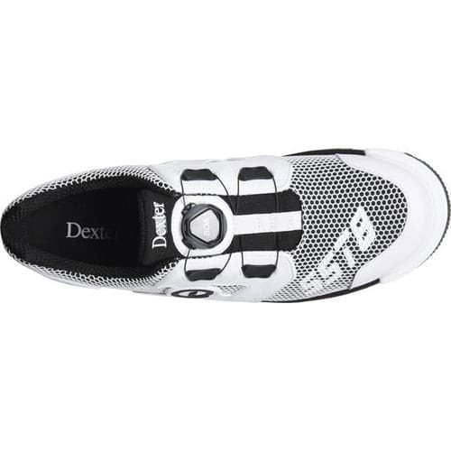 **Dexter Men's SST 8 Power Frame BOA Bowling Shoes – Wide Width, Black/White – Right & Left Hand Options – Perfect for Competitive & League Bowling**