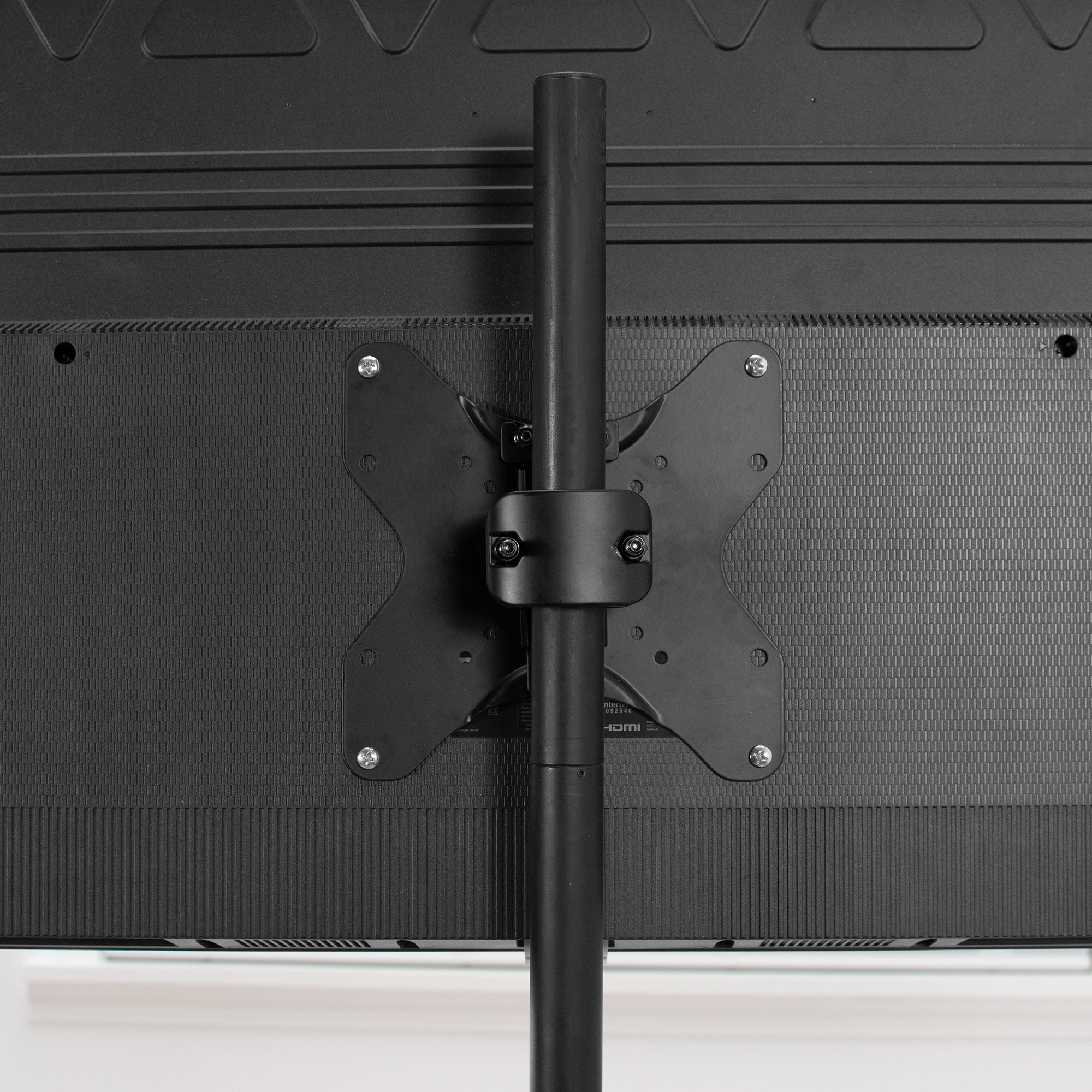 Heavy Duty Pole Mount Bracket for 32 to 55 Inch TVs - Universal TV Mount for Outdoor & Indoor Use - Perfect for Patio, Garage, or Commercial Spaces