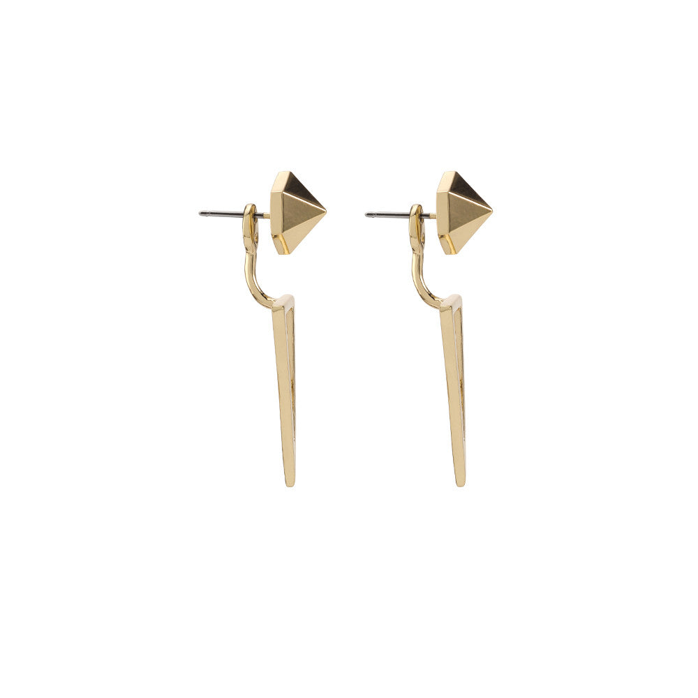 Dawns Exhale Ear Jacket - 14K Gold Earring Backs for Studs | Secure & Stylish Earring Enhancers for Everyday Wear & Special Occasions