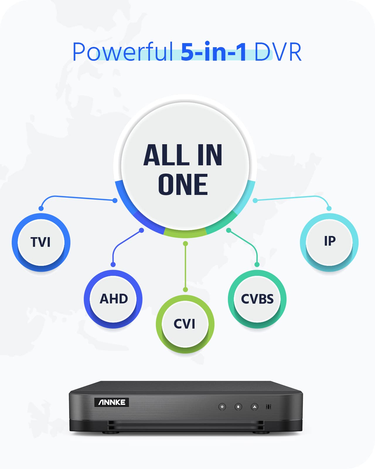 ANNKE 16CH 1080P Security Camera System - 5-in-1 H.265+ DVR with 12 Weatherproof CCTV Cameras for Indoor Outdoor Surveillance | Motion Detection, Night Vision, Remote Access | Ideal for Home Security, Business Monitoring & Property Protection