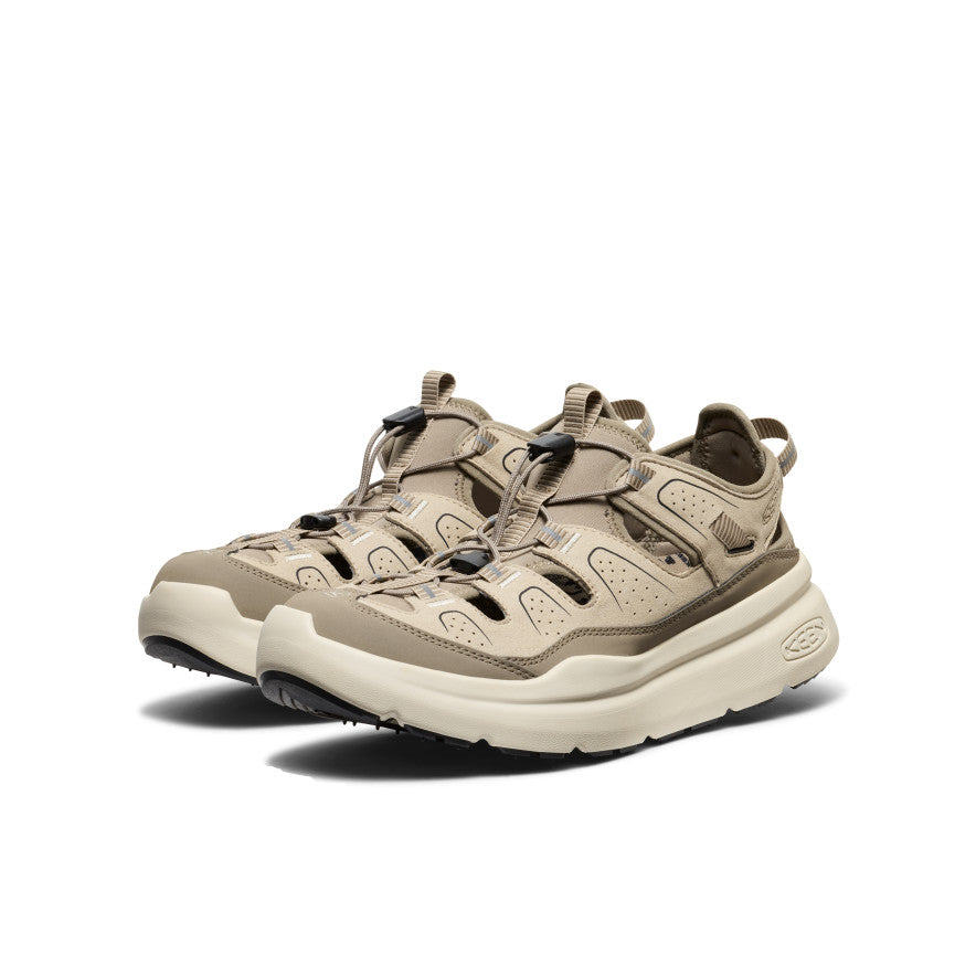 Men's WK450 Comfortable Walking Sandals - Lightweight & Supportive for Outdoor Activities - Plaza Taupe/Black - Perfect for Hiking, Travel & Casual Wear