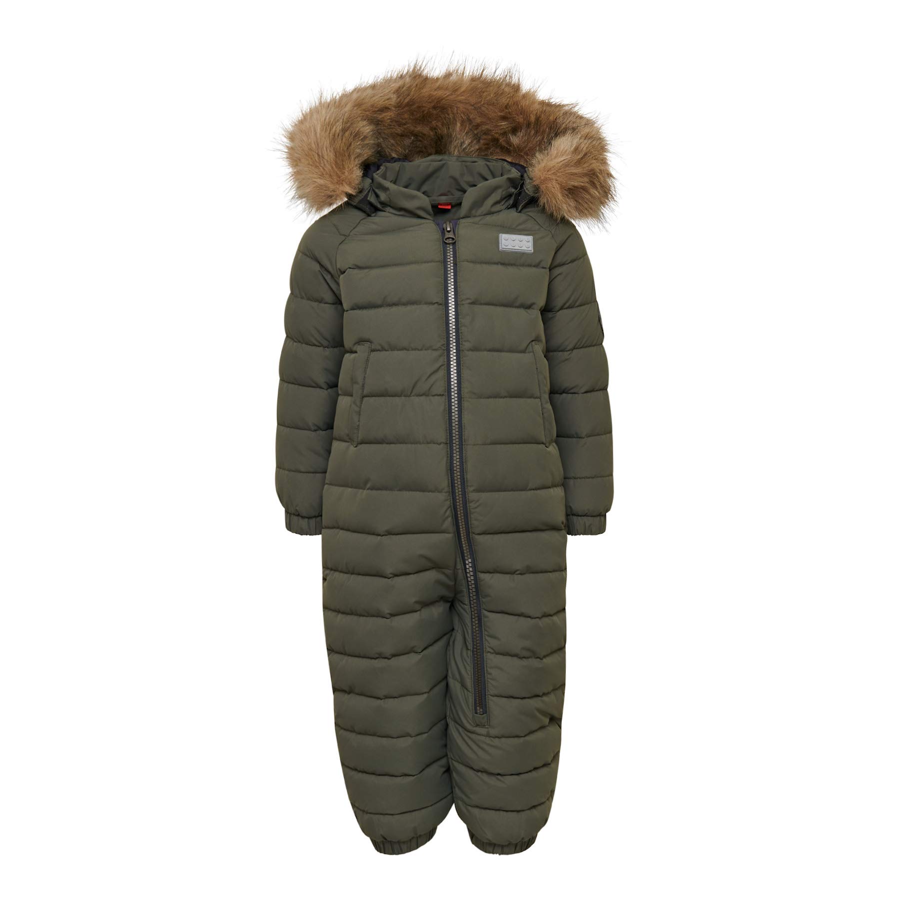 LEGO Wear Kids' Snow Suit with Detachable Faux Fur Hood - Winter Waterproof Snowsuit for Boys & Girls - Perfect for Skiing, Snowboarding & Outdoor Play