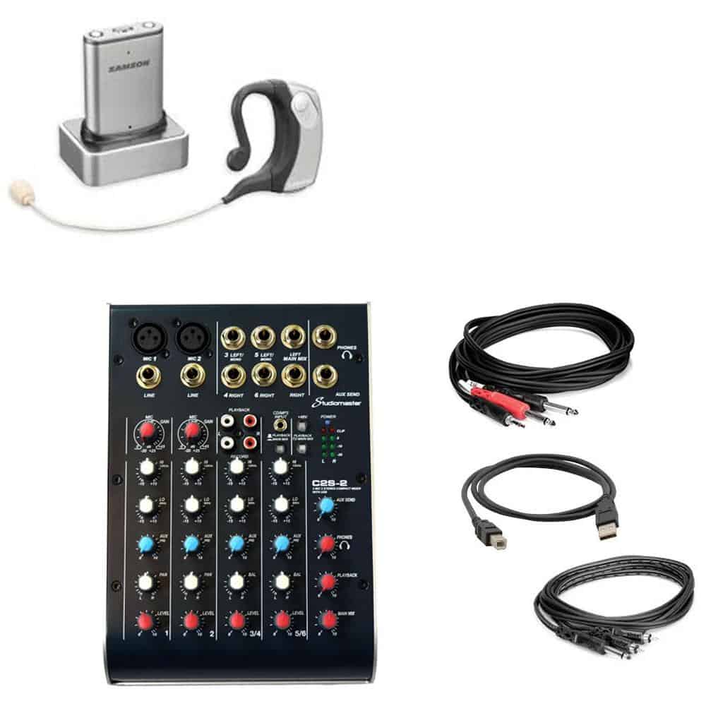 Professional Virtual Content Creator Kit for Laptop - Complete Streaming & Recording Setup (Includes Speaker Compatibility) - Perfect for Live Streaming, Podcasting, and Online Teaching