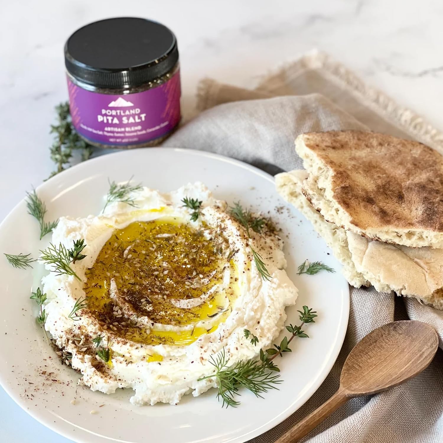 Portland Salt Co. Gourmet Spice Blends - Steak Salt, Toast Sugar, Za'atar - All-Purpose Seasoning & Rub Set - Non-GMO, Gluten-Free - Perfect for Grilling, Baking & Mediterranean Cooking (3-Pack)
