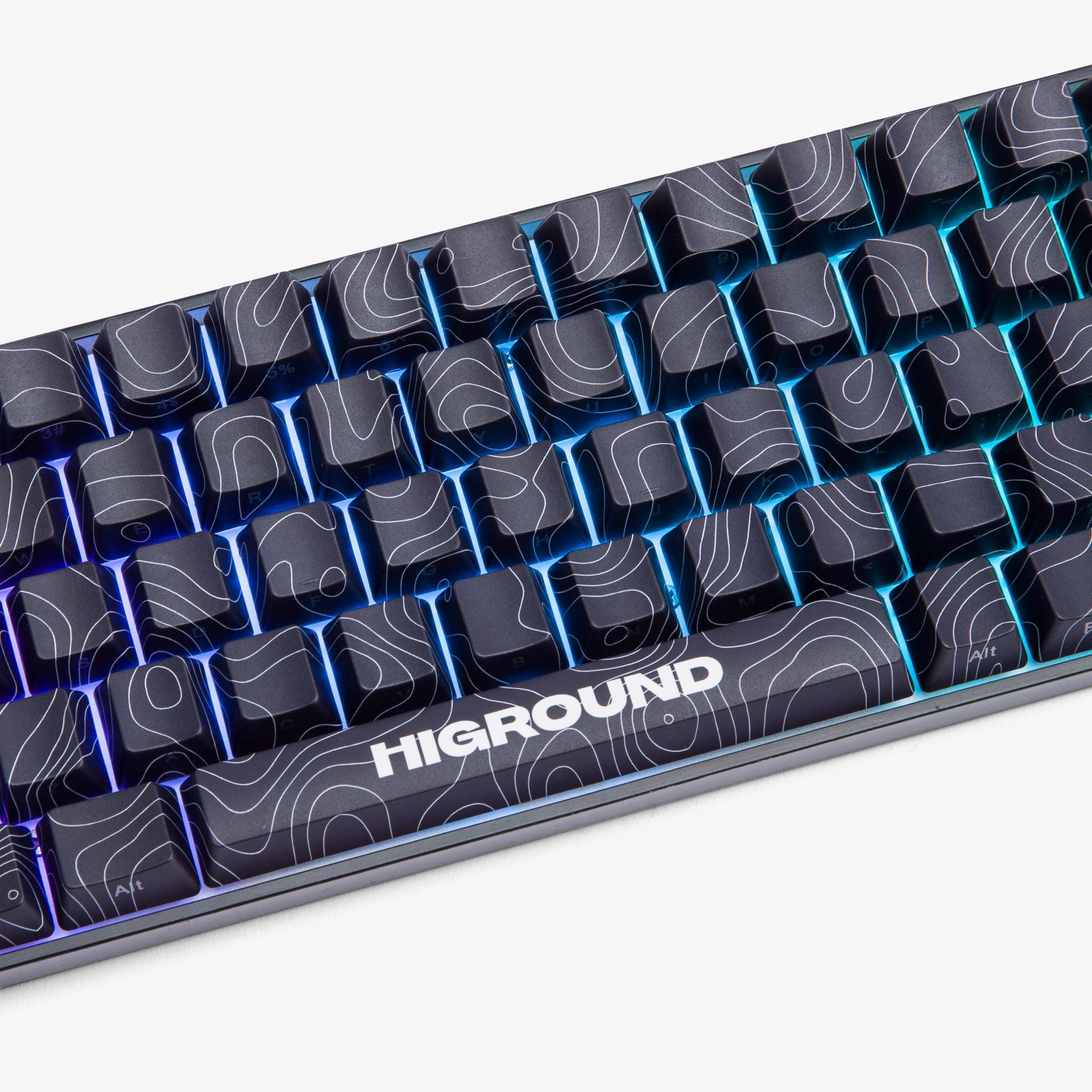 Higround Basecamp 65HE Mechanical Gaming Keyboard - Black Ice Edition | 65% Compact Layout, Hot-Swappable Switches | Perfect for Esports, Streaming & Office Work
