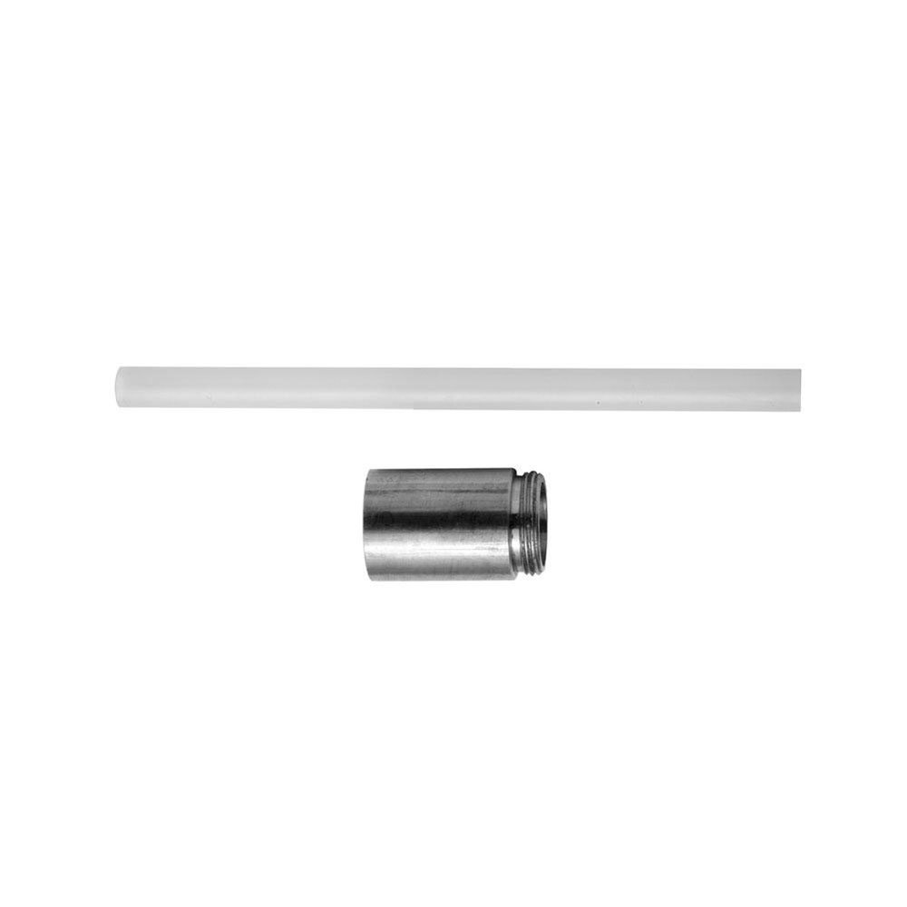 Jaclo 1205-EXT Chrome Extension Wall Mount Soap Dispenser - Commercial Grade Rough Brass Finish for Restaurants, Bathrooms & Kitchen Sink Areas