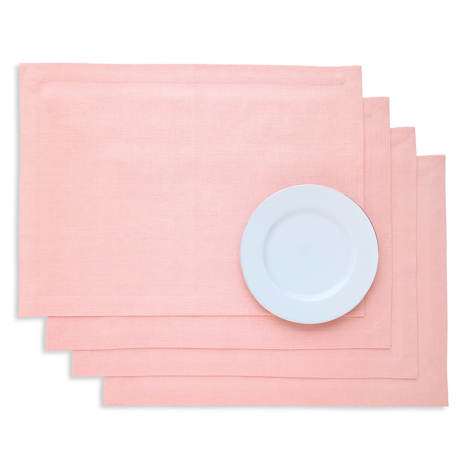 Premium Diana Medium Weight Placemats Set of 4 - Elegant Table Setting for Dining Room, Kitchen & Holiday Decor - Washable & Durable Place Mats for Everyday Use