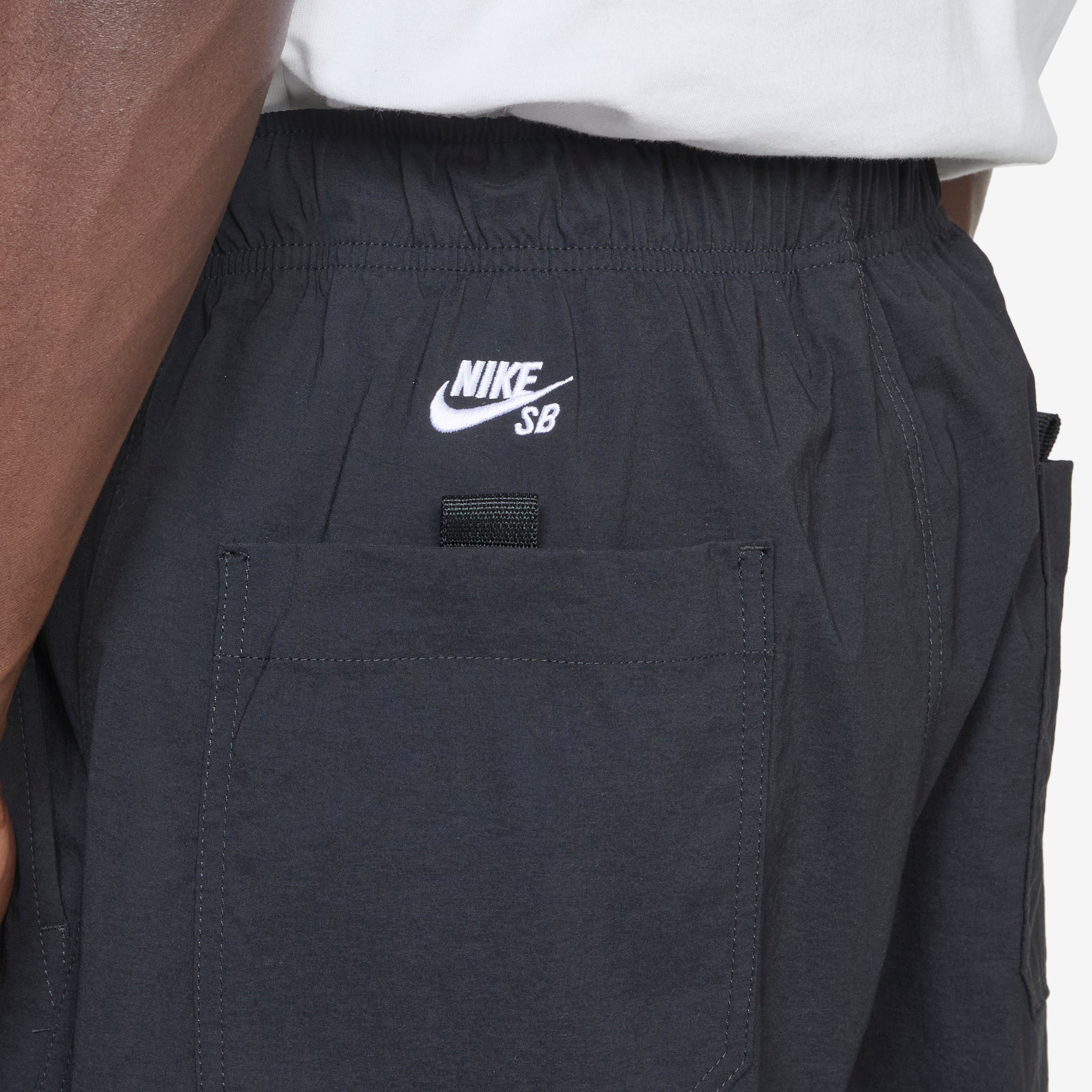 Dri-FIT Kearny Cargo Skate Pants for Men - Black & White | Moisture-Wicking, Stretchable Skateboarding Pants for Streetwear & Urban Fashion