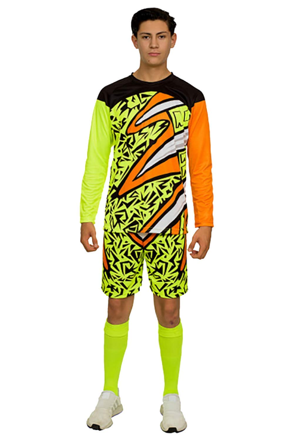 Premium Calamity Goalkeeper Soccer Jersey & Shorts Set - Breathable Performance Uniform for Goalkeepers - Perfect for Training, Matches and Tournaments