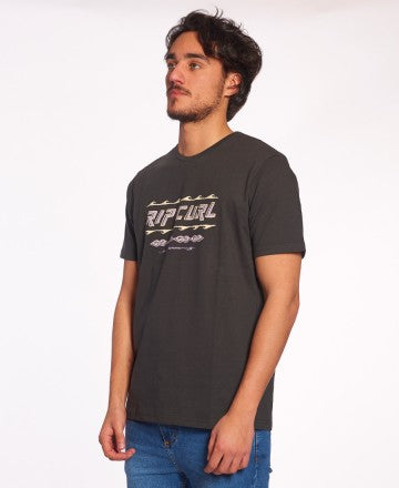 Rip Curl Men's Relaxed Fit Classic T-Shirt - Soft Cotton Short Sleeve Tee for Casual Wear & Surfing Lifestyle