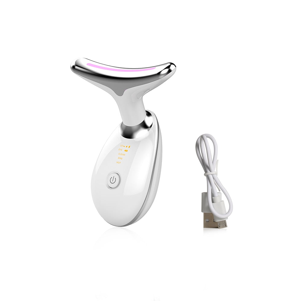 Neck and Face Beauty Device - Anti-Aging Massager for Skin Tightening & Wrinkle Reduction | Perfect for Home Spa & Self-Care Routines