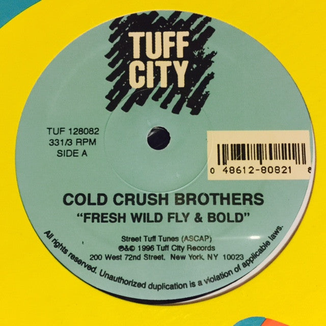 Cold Crush Brothers & Super 3 - Fresh Wild Fly and Bold Philosophy Rappin' Spree 12