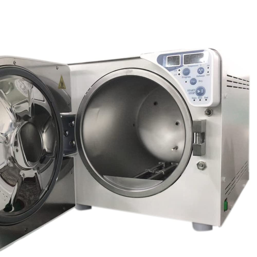 23L Stainless Steel Automatic UV Sterilizer with 1200W Power & Digital LCD Display - Class N Medical Grade Tabletop Sterilizer with Auto Drying, Temperature Control & Dual Door Lock - Perfect for Baby Bottles, Dental Tools & Beauty Equipment Sterilization