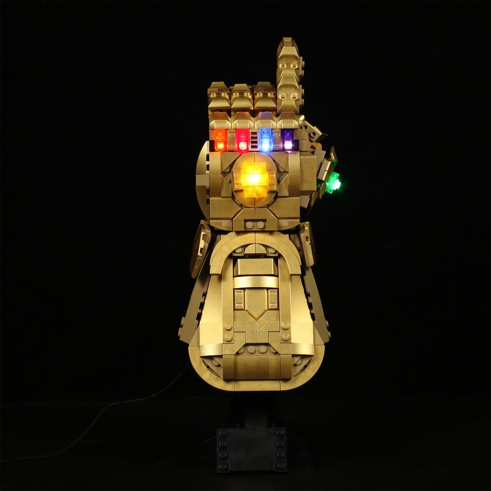 LEGO Infinity Gauntlet 76191 Light Kit - LED Lighting Set for Marvel Avengers Building Blocks - Perfect for Display & Collectors Showcase