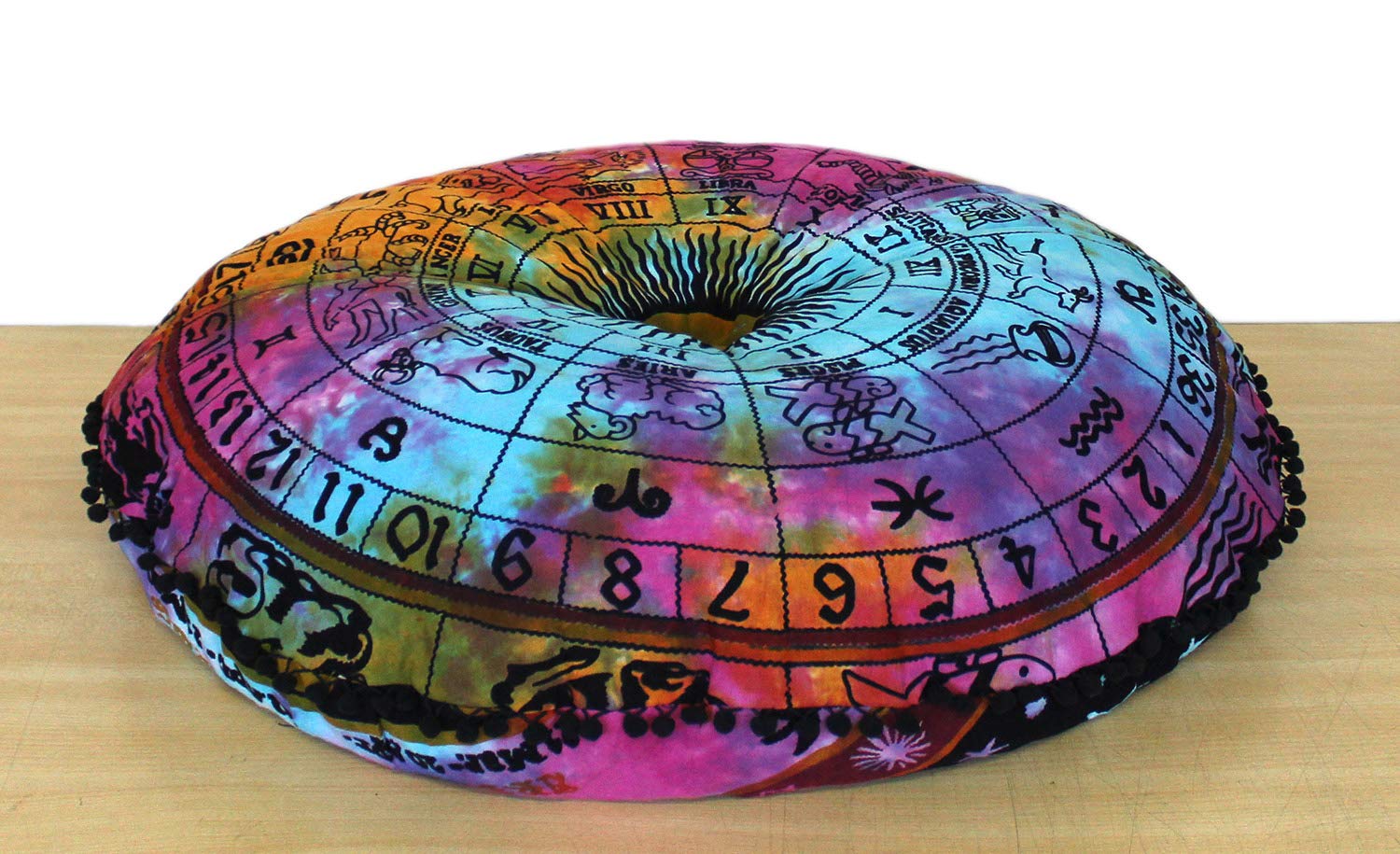 Hippie Mandala Floor Pillow Cover - 32