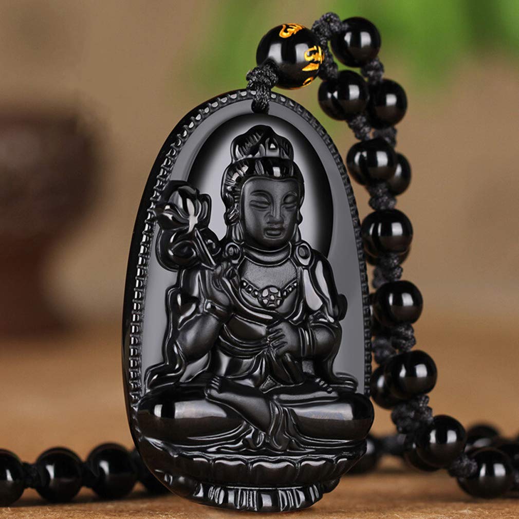 Natural Green Jade Pendant Necklace for Women & Men - Dragon, Phoenix, Buddha, Kwan-Yin & Eight Trigrams Amulet | Spiritual Protection & Fashion Jewelry Gift