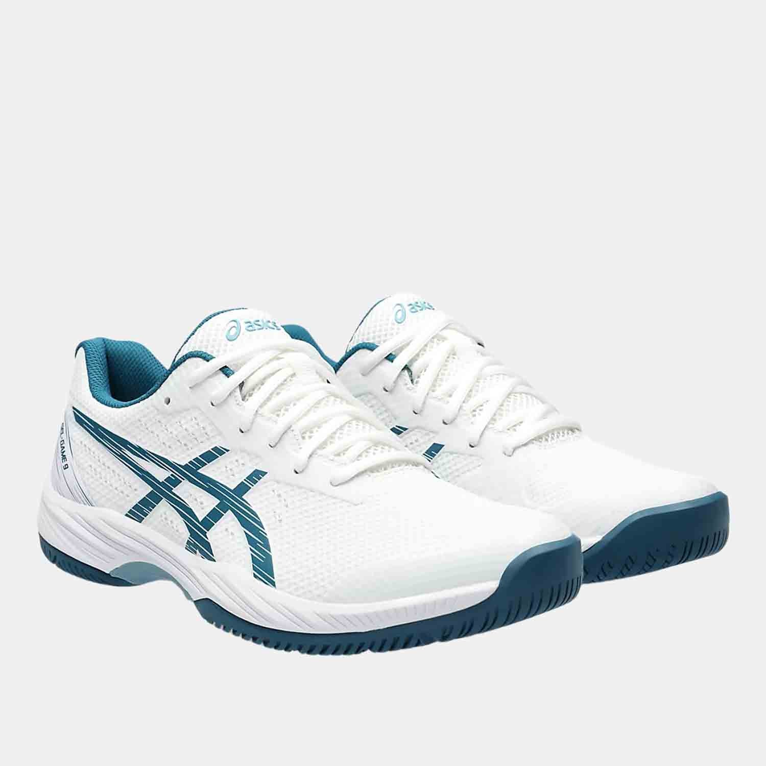 Men's Gel Game 9 Tennis Shoes - Lightweight & Breathable Court Sneakers for Men | Perfect for Competitive Play, Training & Casual Wear