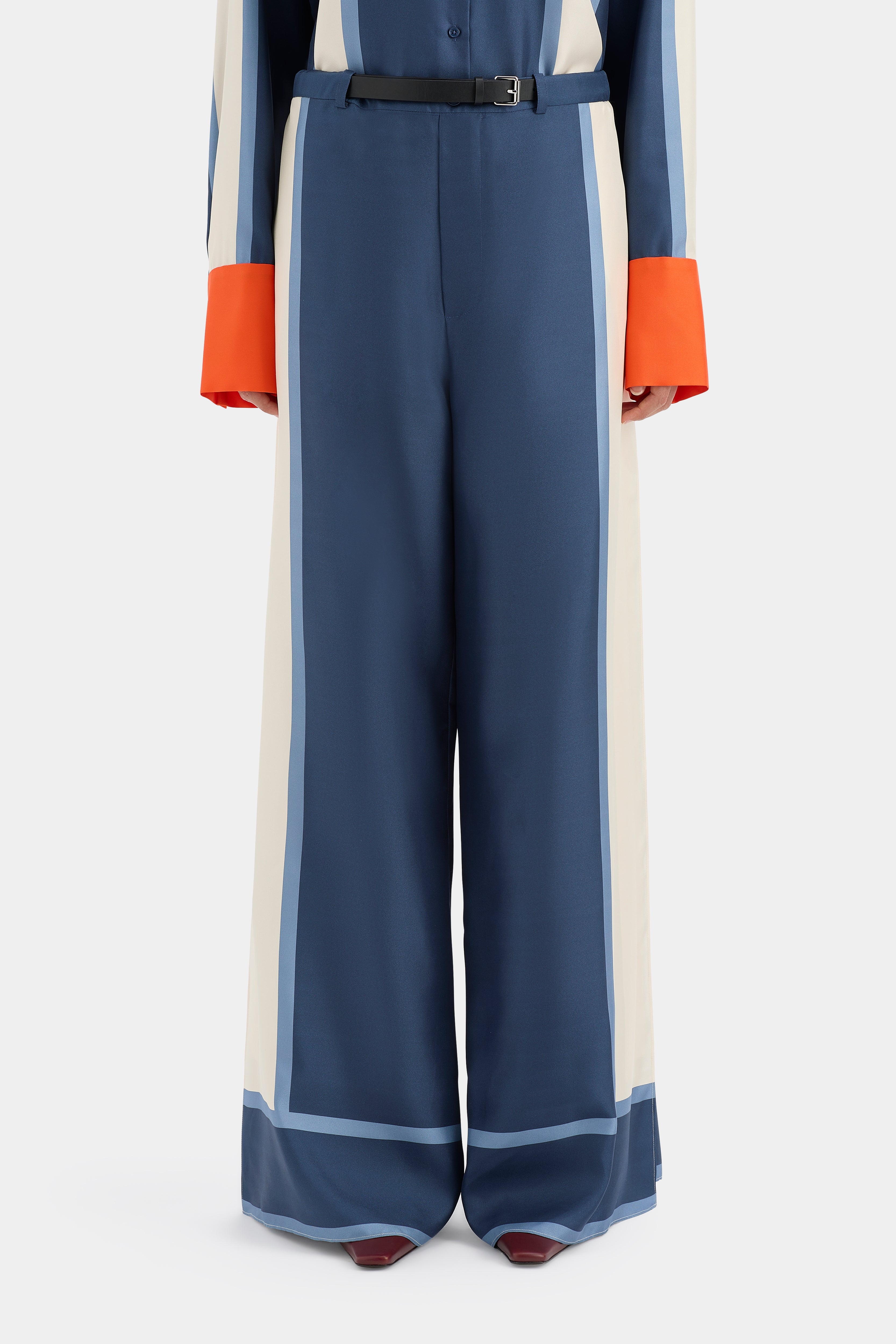 Stylish High Waist Belted Pants for Women - Trendy Casual & Office Wear - Perfect for Work, Travel & Everyday Outfits
