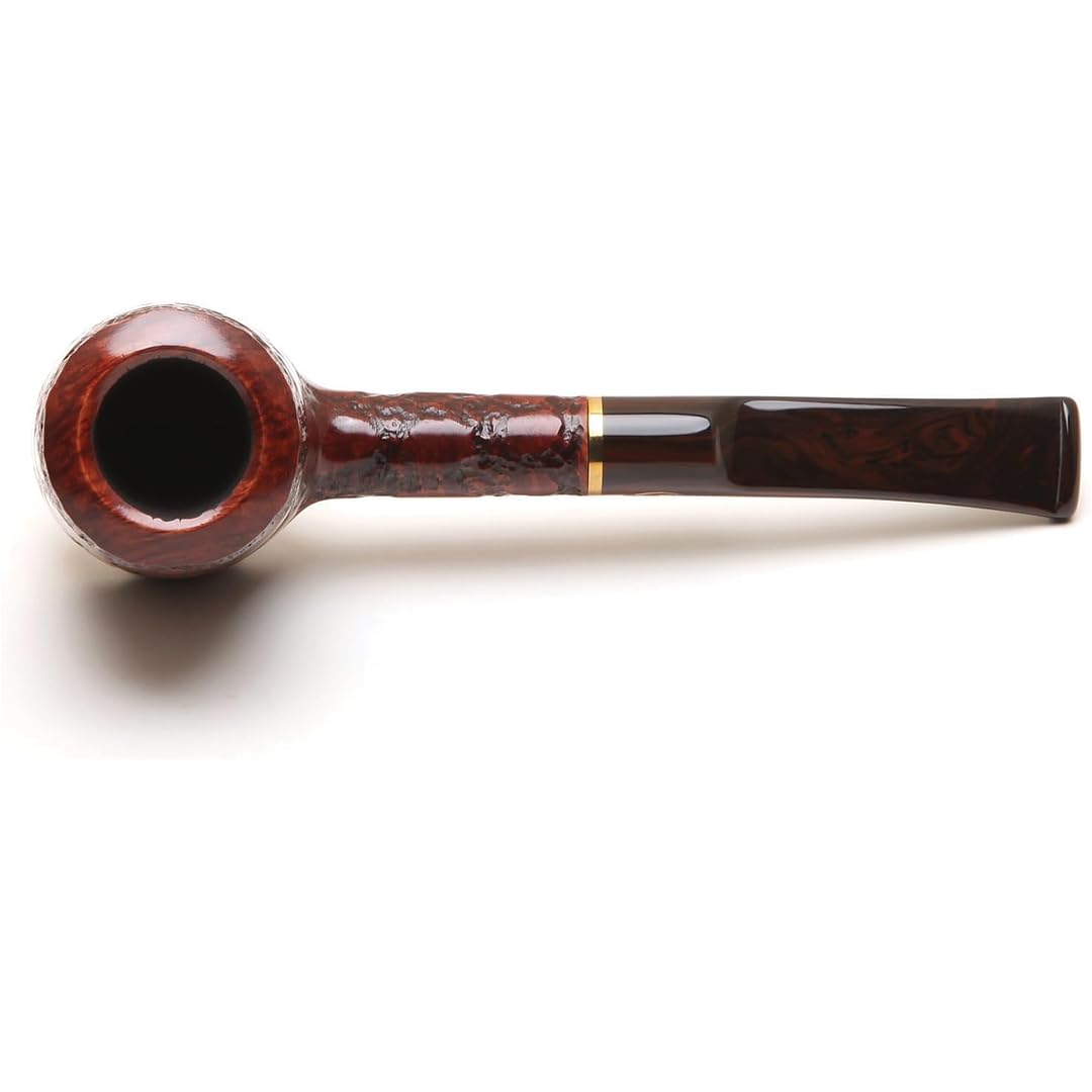 Savinelli Alligator Brown 310 Tobacco Pipe - Premium Italian Briar Wood Smoking Pipe for Men | Perfect for Relaxation, Gifts & Collectors