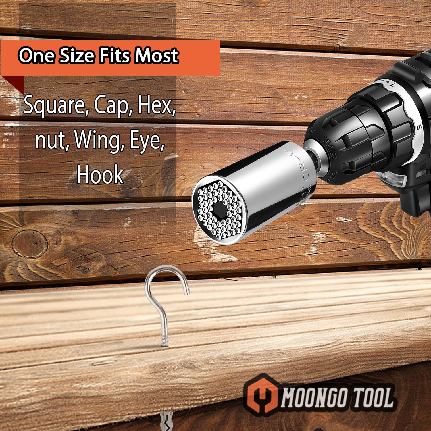 Universal Socket Wrench Set with Power Drill Adapter - 22-in-1 Multi-Tool for Men, Dad, Husband - Perfect Christmas, Birthday Gifts & Stocking Stuffers - Ideal for DIY Projects, Car Repairs, Home Maintenance