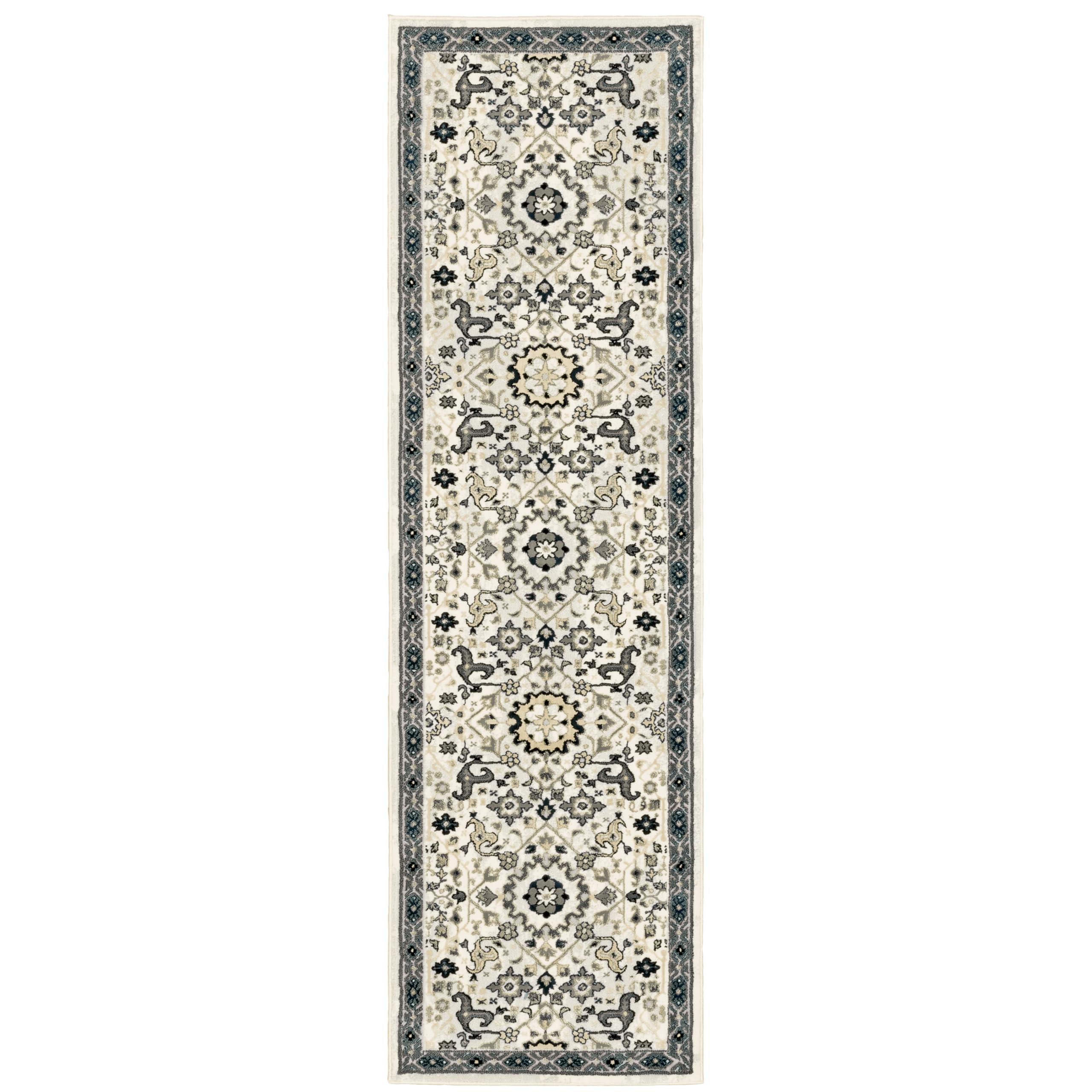 Bowen Casual Rugs 073J2 - Soft Modern Area Rug for Living Room, Bedroom & Office - Non-Slip Comfortable Home Decor Carpet