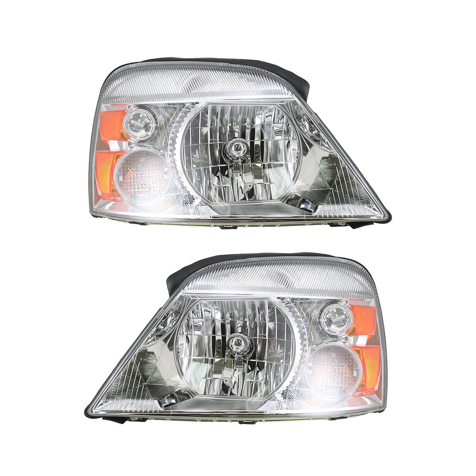 **New Pair of Left & Right Headlights Compatible with 2004-2007 Ford Freestar & Monterey - Perfect for Night Driving & Auto Restoration**