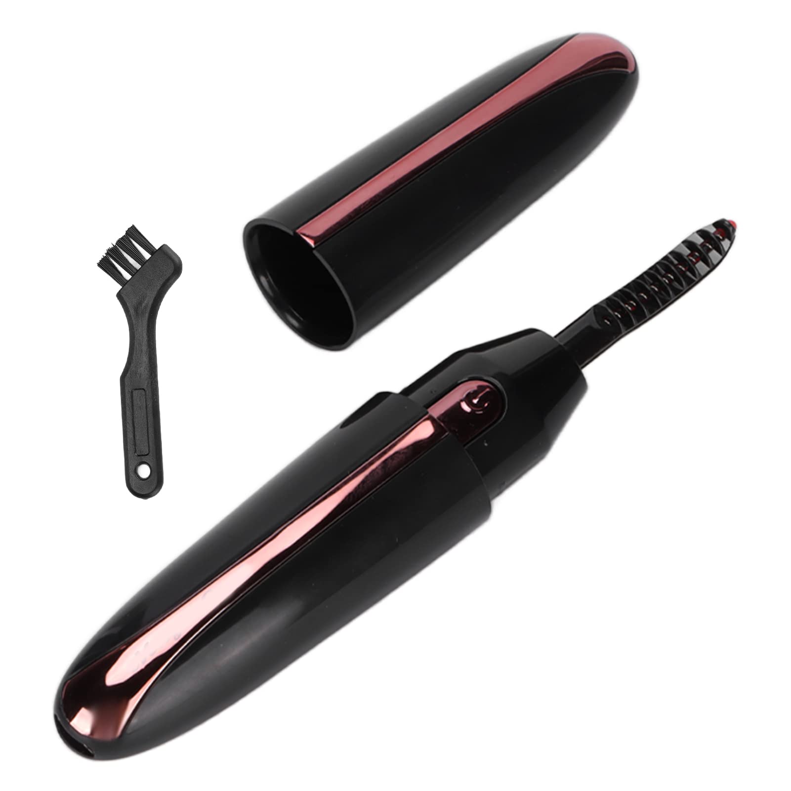 Electric Eyelash Curler - Rechargeable Heated Eyelash Curling Tool with LED Light for Perfect Curls | Easy to Use for Lash Makeup | Great Valentine's Day Gift for Her (Black) | Perfect for Daily Makeup, Special Occasions & Travel