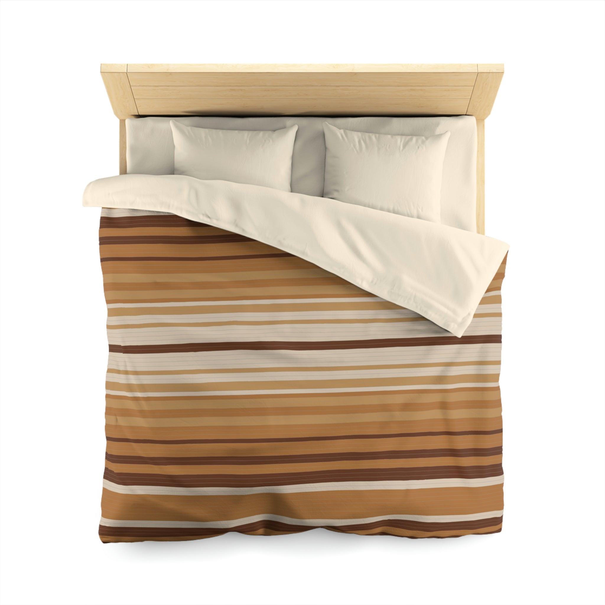 Premium Desert Sands Microfiber Duvet Cover Set - Soft & Breathable Bedding for Queen/King Size Beds - Luxury Bedroom Decor for Home, Hotel & Guest Room Comfort