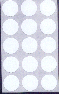 3/4 Inch Round White Seals - Perfect for Scrapbooking, Card Making, and DIY Crafts