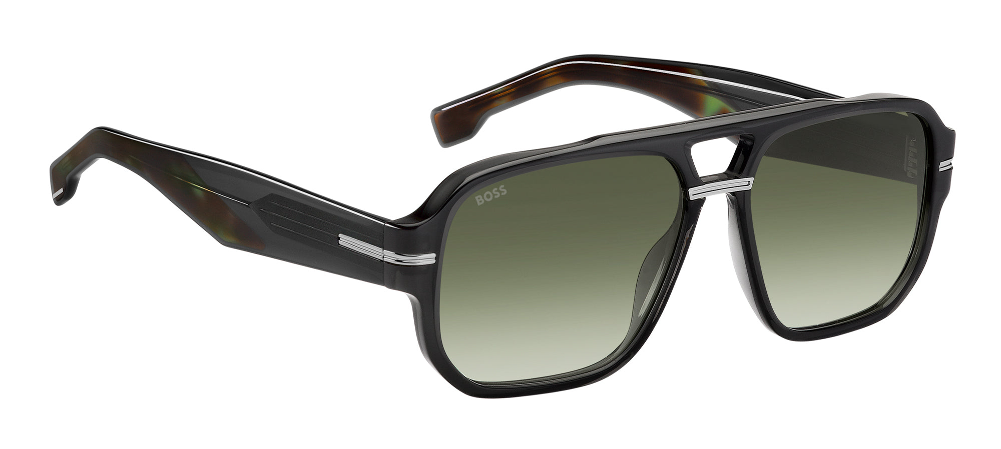Boss 1718 S Sunglasses for Men - Polarized UV Protection Aviator Shades - Perfect for Driving, Travel & Outdoor Activities