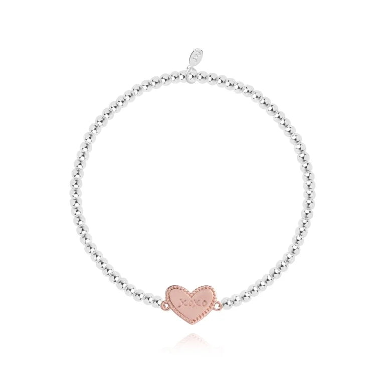 Joma Jewellery Bracelet - A Little Hugs, Kisses & Birthday Wishes - Perfect Gift for Her, Mom, Wife, Girlfriend - Birthday, Anniversary, Valentine's Day Present