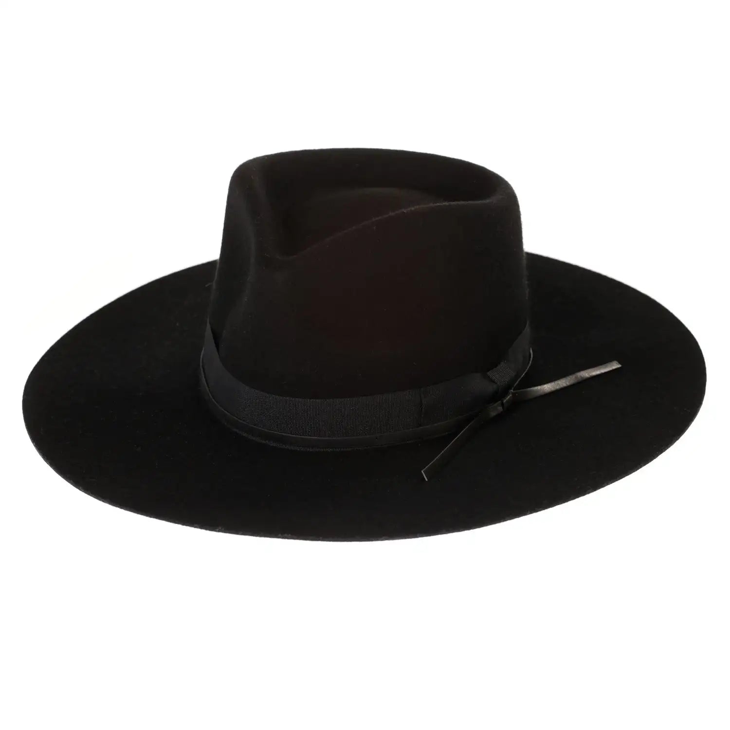 Peter Grimm Byron Bay Wide Brim Wool Felt Fedora Hat for Men & Women - Stylish Sun Protection for Outdoor Activities, Beach, Travel & Fashion