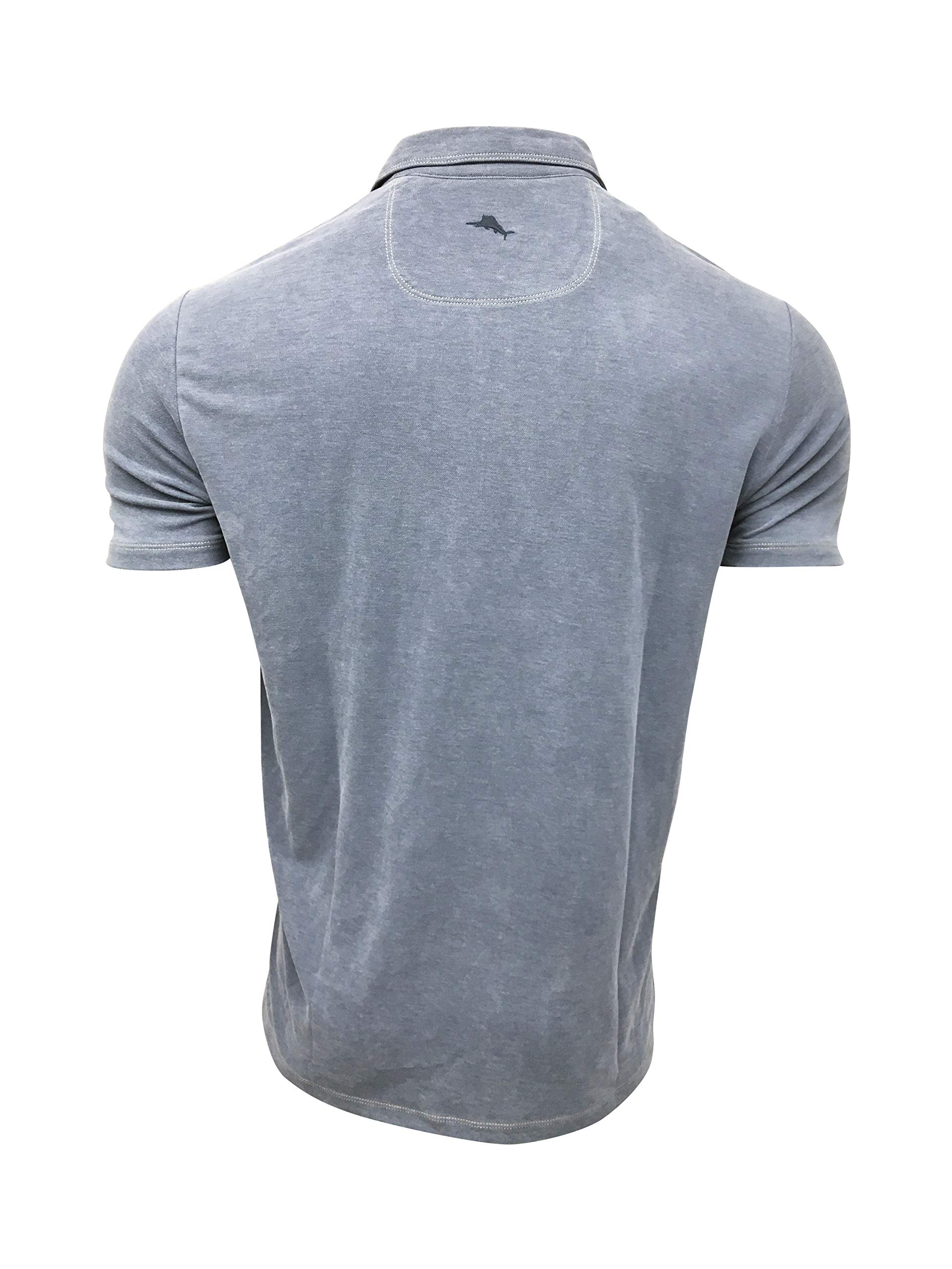 Tommy Bahama Men's Shoreline Surf Polo Shirt - Short Sleeve Moisture-Wicking Golf Shirt for Men - Casual Beachwear & Summer Outdoor Activities