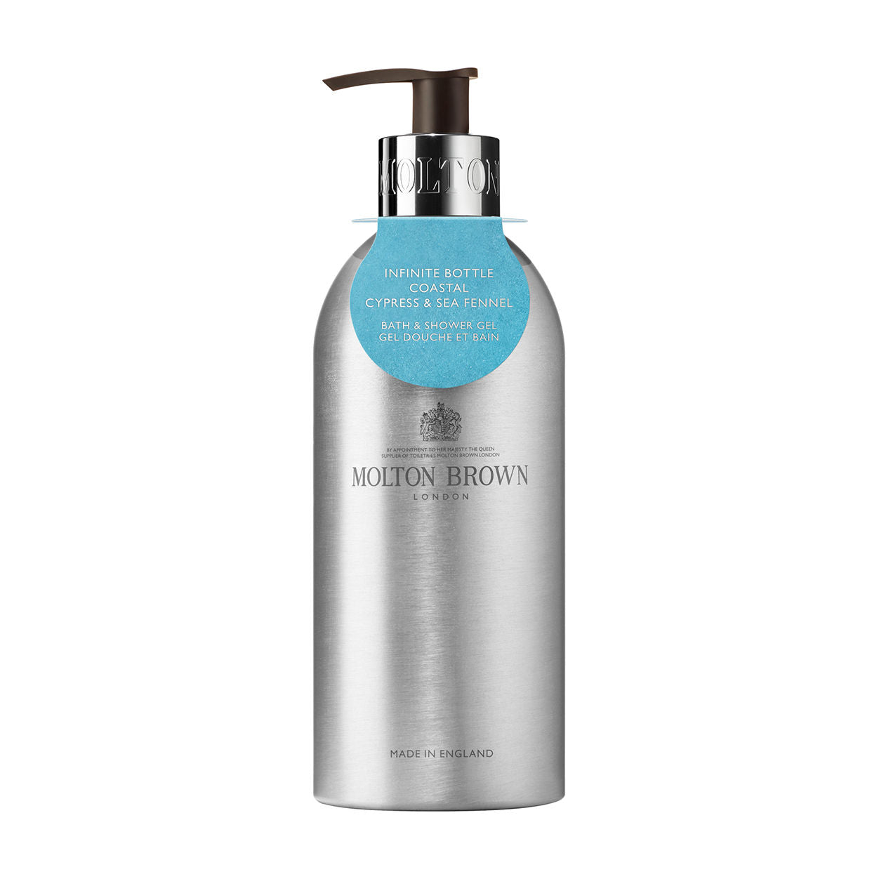 Coastal Cypress & Sea Fennel Bath and Shower Gel - Hydrating Body Wash for Dry Skin, Relaxing Spa Experience at Home, Perfect for Sensitive Skin & Aromatherapy