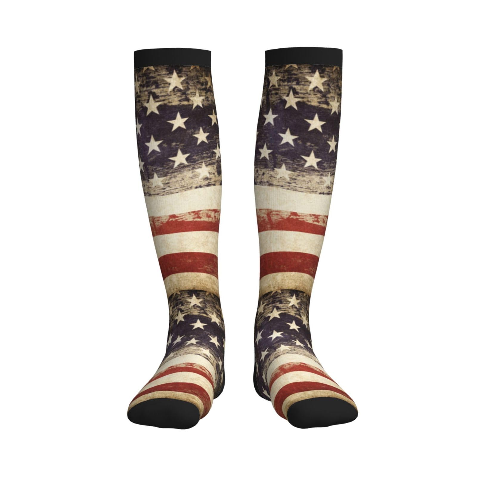 Tie Dye Compression Socks for Women & Men - Knee High Support Socks for Running, Hiking & Athletic Performance - Improve Circulation & Reduce Fatigue