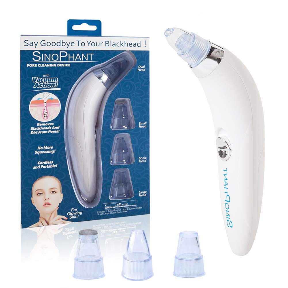 CADITEX Sinophant Blackhead Remover - Electric Pore Vacuum Cleaner for Face, Comedo & Acne Extractor Tool for Women & Men | Perfect for Deep Cleansing & Skincare Routine at Home