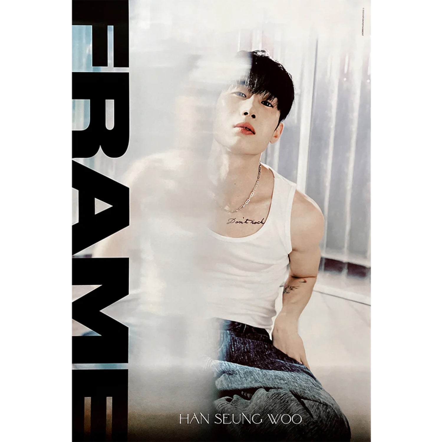 Han Seung Woo 3rd Mini Album 'FRAME' Poster - Kpop Merchandise for Fans, Room Decor & Gift Idea