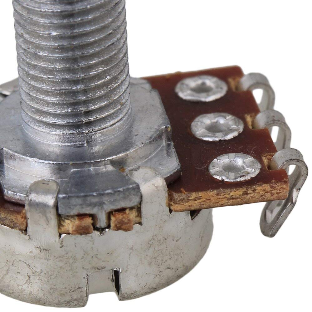 200PCS A500K OHM Mini Audio Potentiometer for Electric Guitar - Volume & Tone Control Replacement Parts | Perfect for DIY Guitar Repair & Upgrade Projects