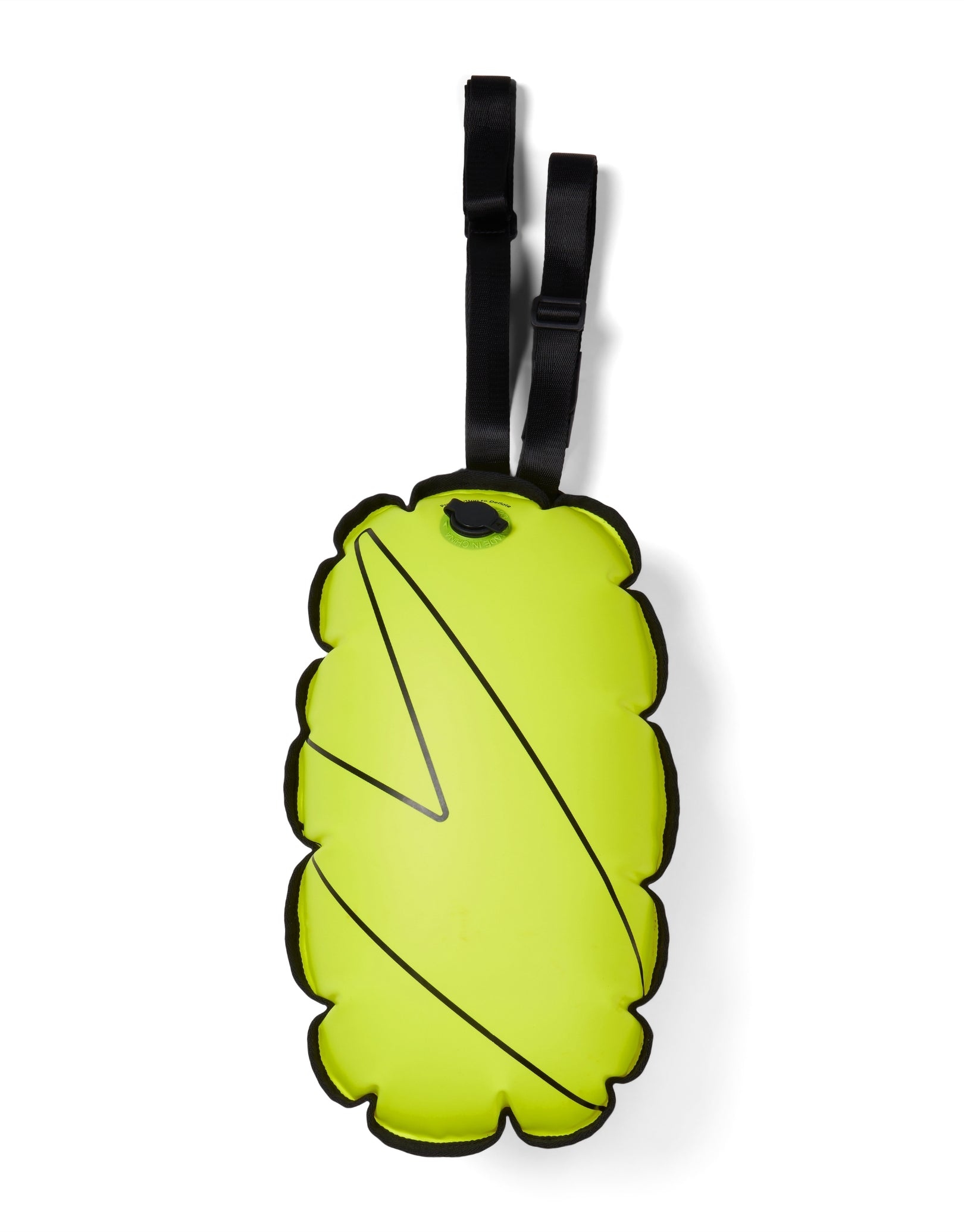 High Visibility Open Water Swim Tow Float - Yellow & Black Safety Buoy for Swimming, Snorkeling & Water Sports | Ideal for Triathlons, Open Water Training & Beach Activities