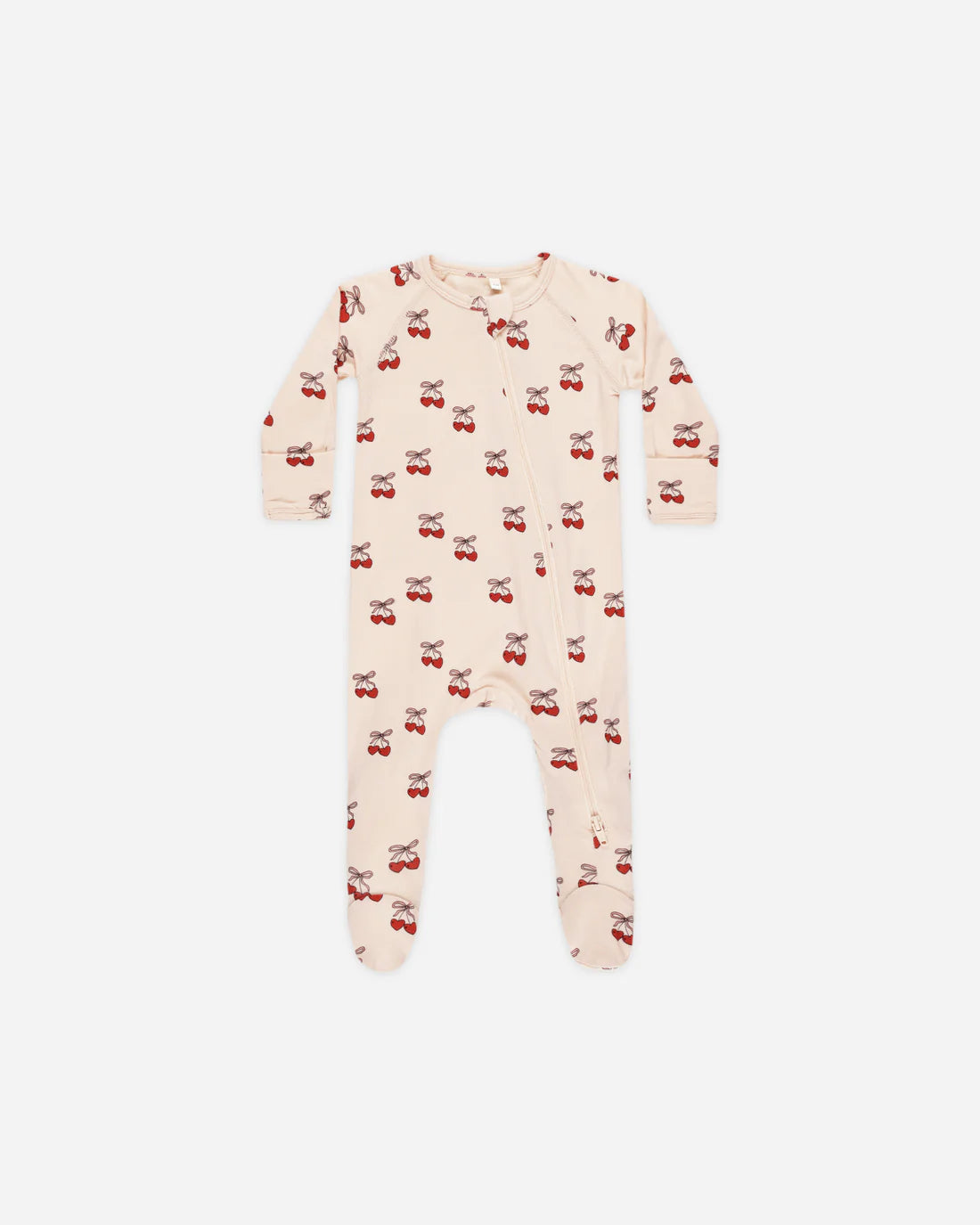 Rylee & Cru Mon Amour Bamboo Zipper Pajamas for Baby Girls - Soft & Comfortable Sleepwear for Cozy Nights & Playtime