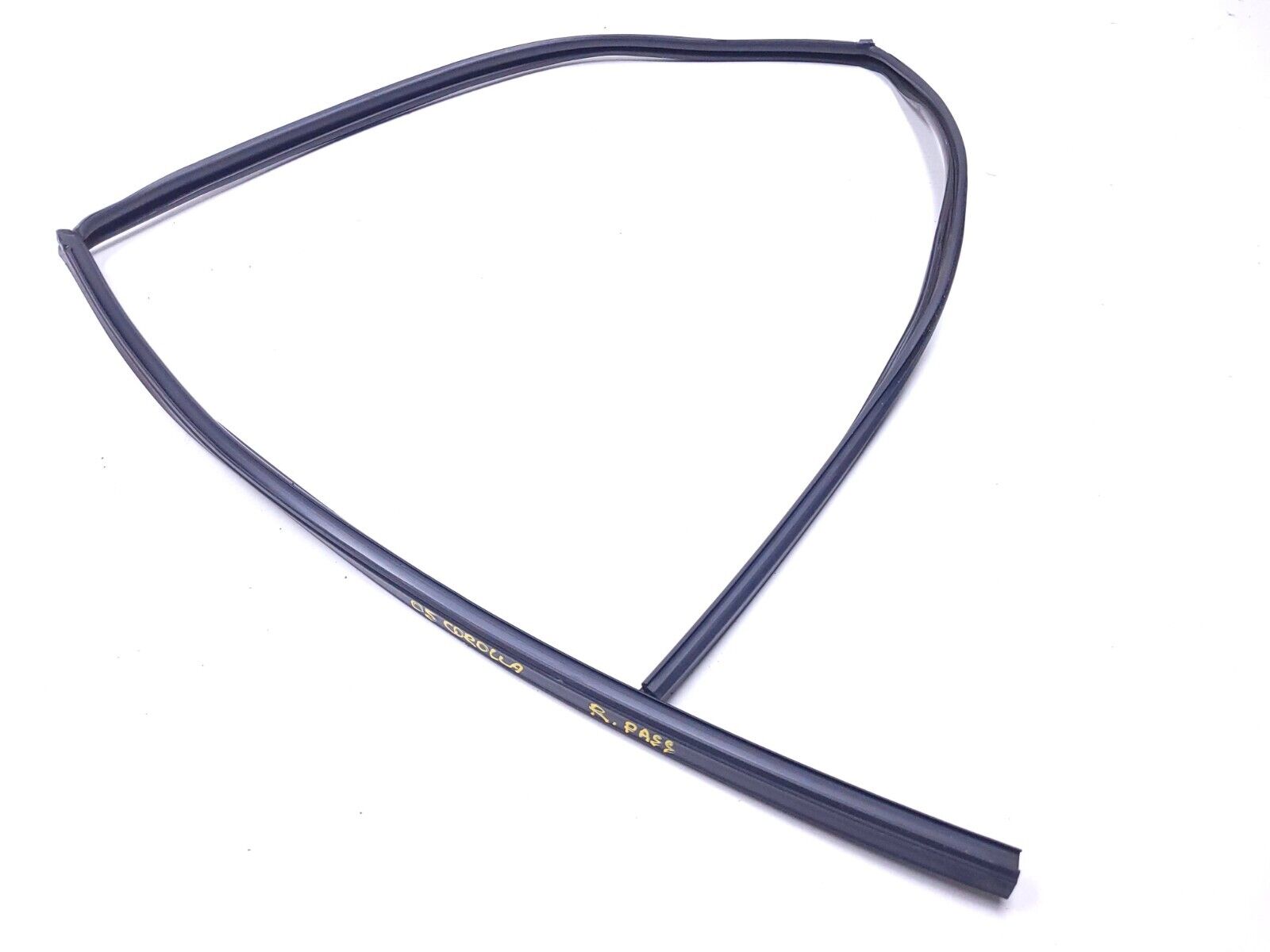 2003-2008 Toyota Corolla Right Rear Passenger Side Door Weatherstrip Seal - 3 Piece OEM Replacement - Perfect for Weather Protection & Noise Reduction