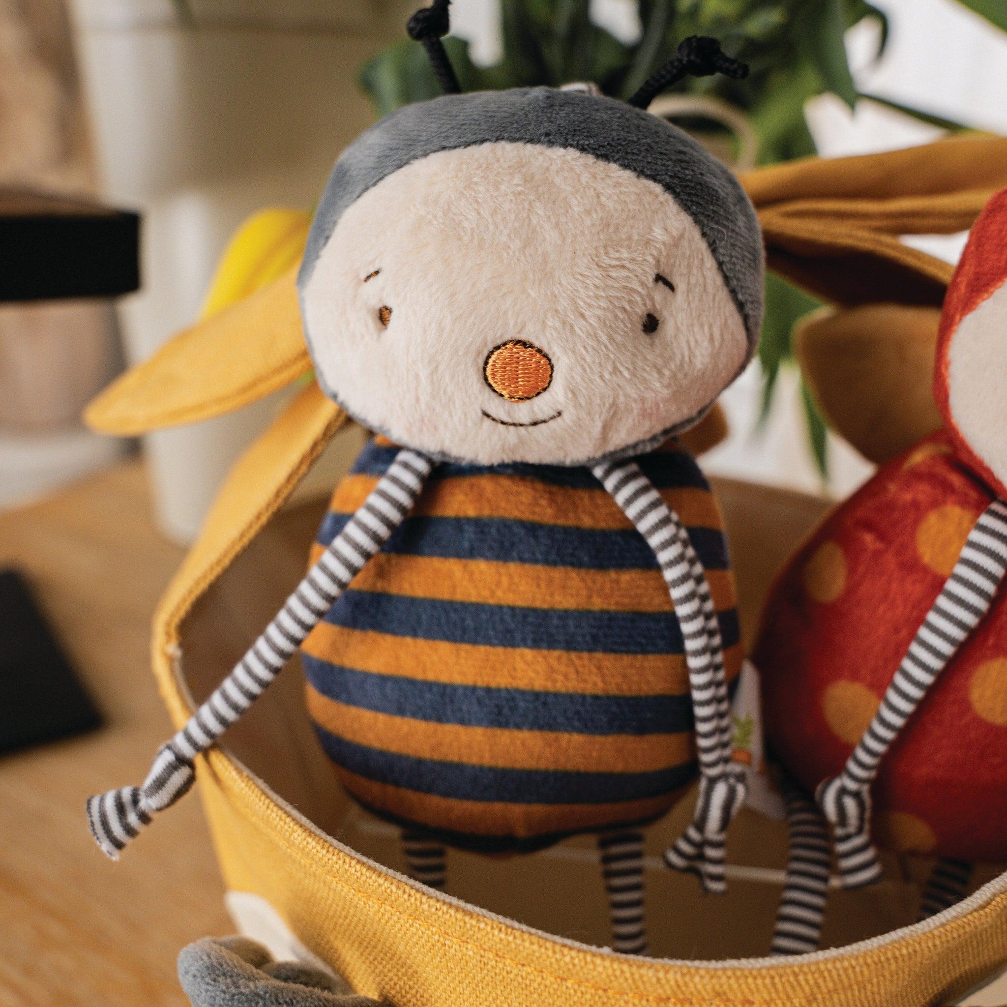 BuzzBee Bumblebee Plush Toy - Soft & Cuddly Stuffed Animal for Kids, Perfect for Playtime, Gifts & Nursery Decor